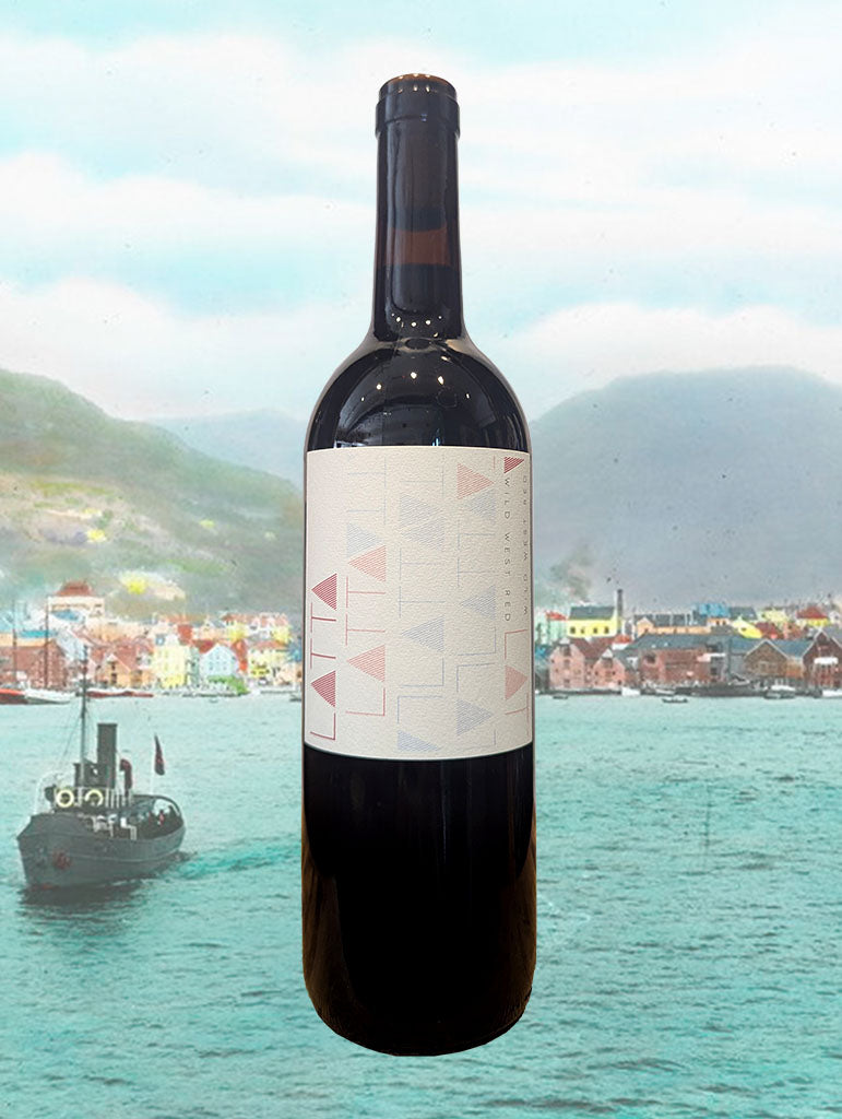 A bottle of Latta Vino 'Wild West' Red Blend 2023 from Pyrenees