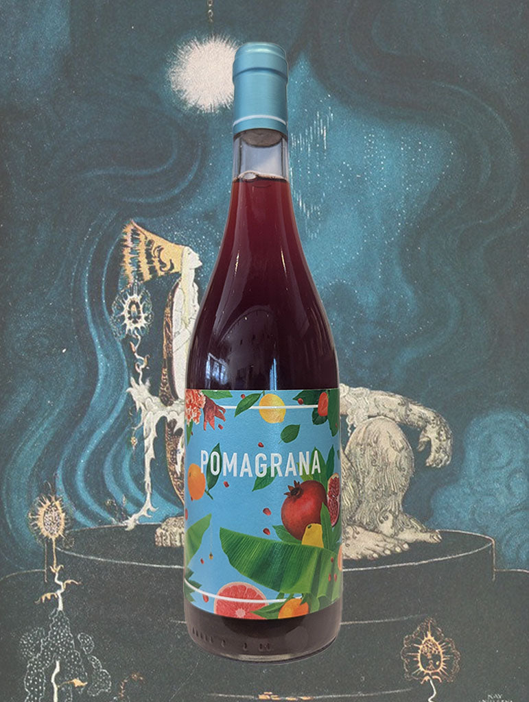 A bottle of Lectores Vini 'Pomagrana' Trepat 2022 from Catalunya, Spain