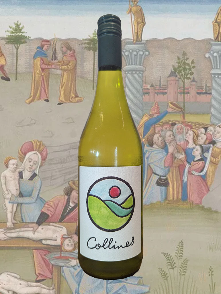 A bottle of Les Fruits 'Collines' Chardonnay 2022 from Adelaide Hills