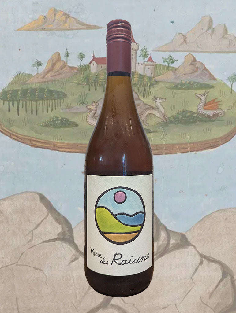 A bottle of Les Fruits 'Voise des Raisins' Rose 2023 from McLaren Vale