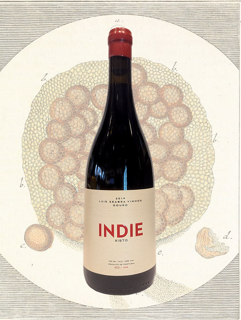A bottle of Luis Seabra 'Indie Xisto' Tinto 2019 from Douro, Portugal