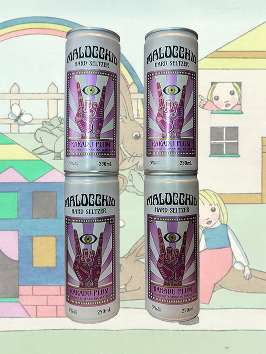 A can of Malocchio 'Kakadu Plum' Hard Seltzer from Melbourne, VIC
