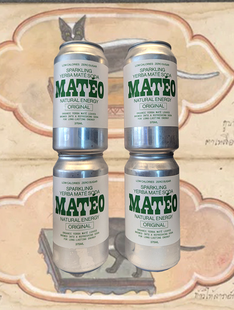 A can of Matéo 'Original' Sparkling Yerba Maté Soda CANS from Melbourne, Victoria 