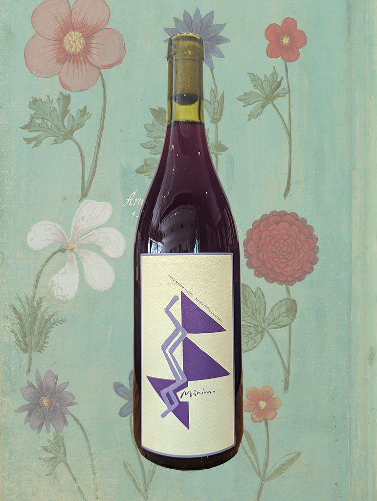 A bottle of Minim 'Floyd' Nero d'Avola 2025 from Victoria