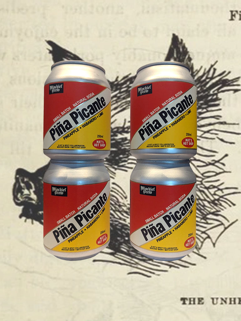 A can of Mischief Brew 'Pina Picante' Non-Alcoholic Cocktail from Adelaide
