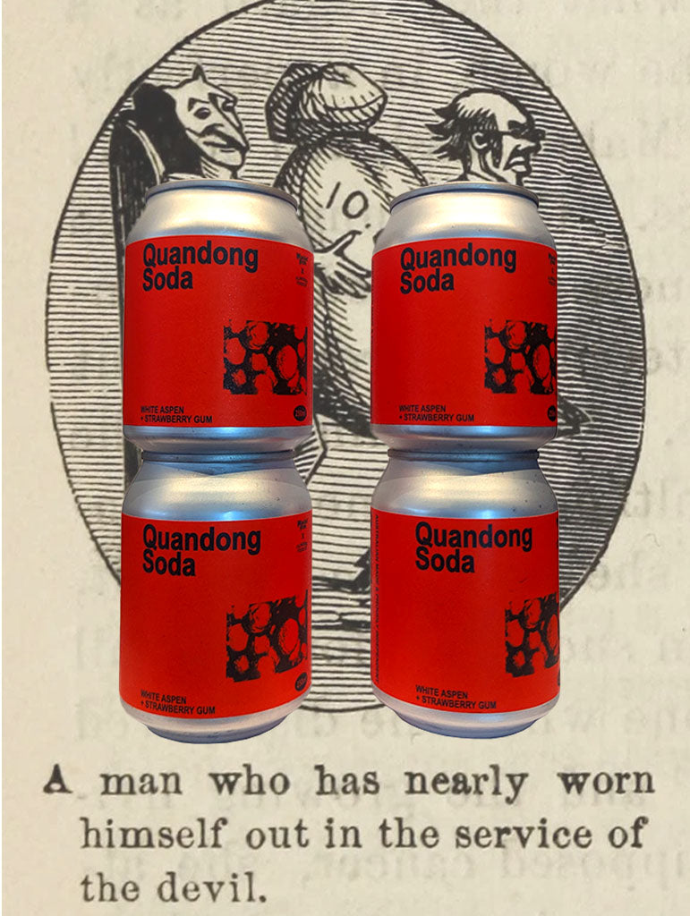 A can of Mischief Brew 'Quandong' Non-Alcoholic Soda from Adelaide