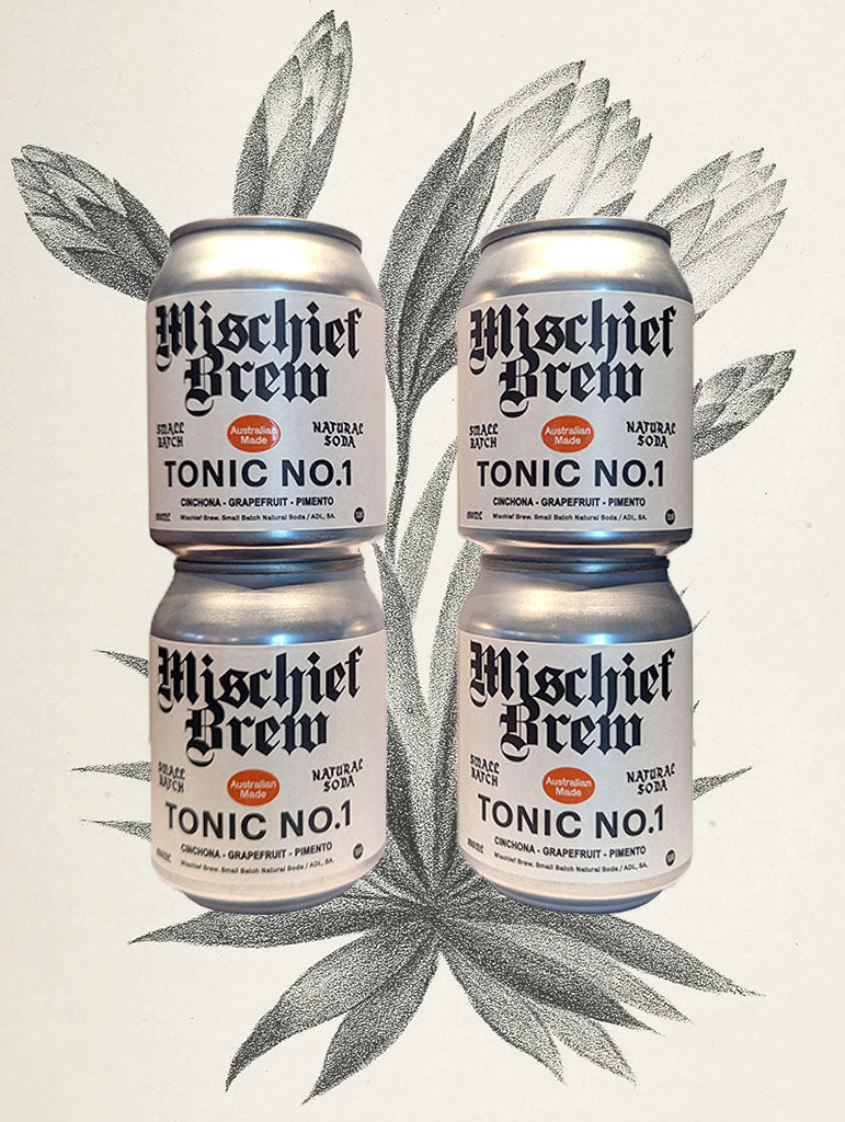 A can of Mischief Brew 'Tonic No.1' Non-Alcoholic Mixer from Adelaide