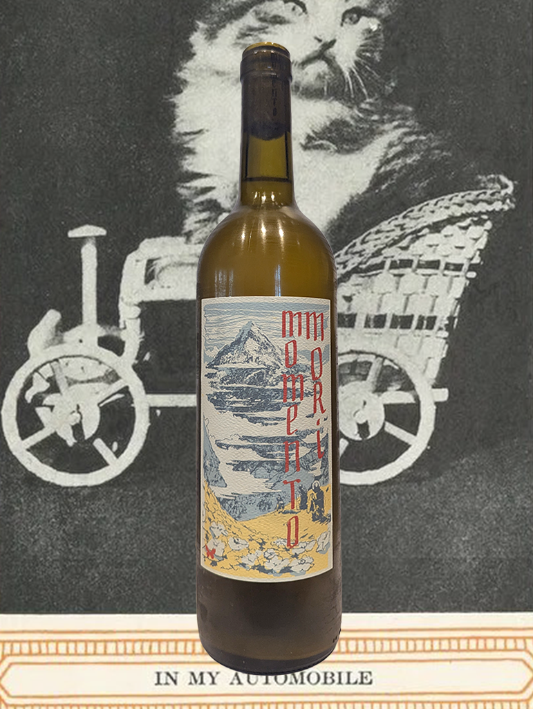 A bottle of Momento Mori 'Staring at the Sun' Skin Contact 2023 from Heathcote, VIC