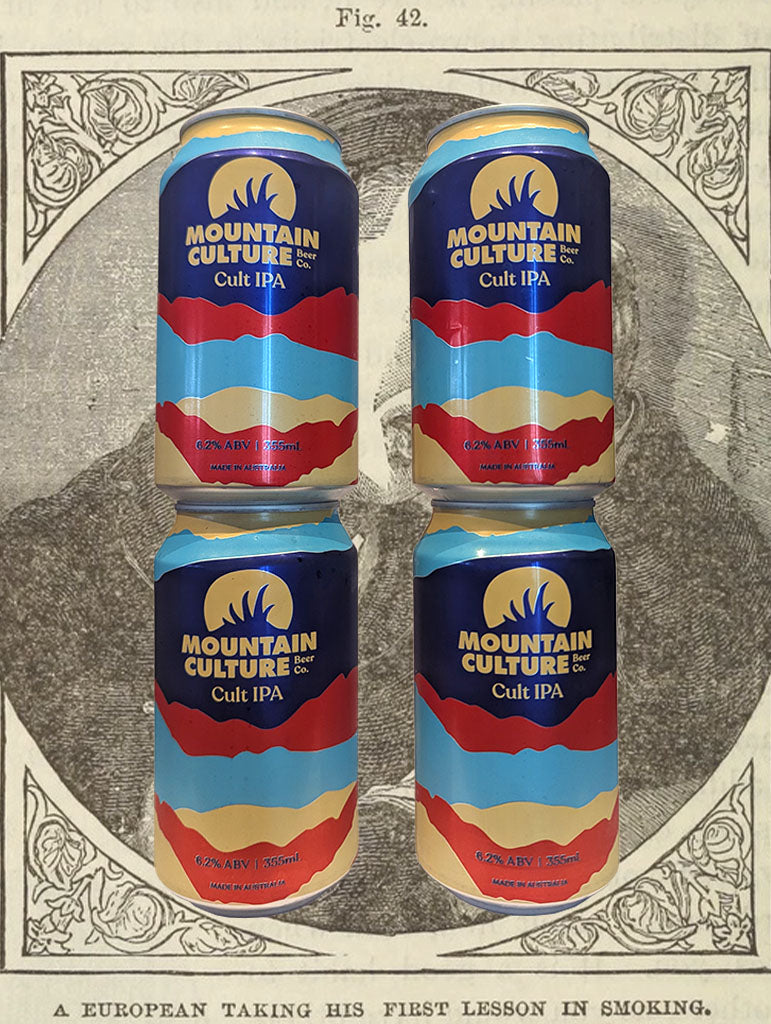A can of Mountain Culture 'Cult' IPA from Katoomba, NSW