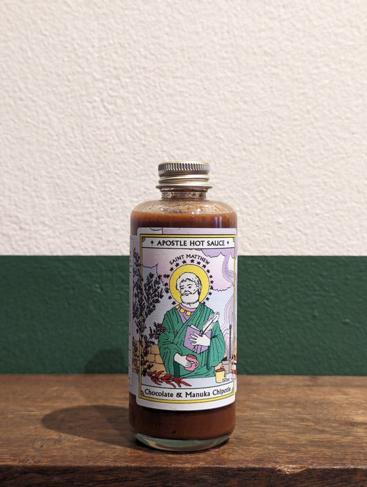 Apostle 'St Matthew Chocolate & Manuka Chipotle' Hot Sauce | New Zealand