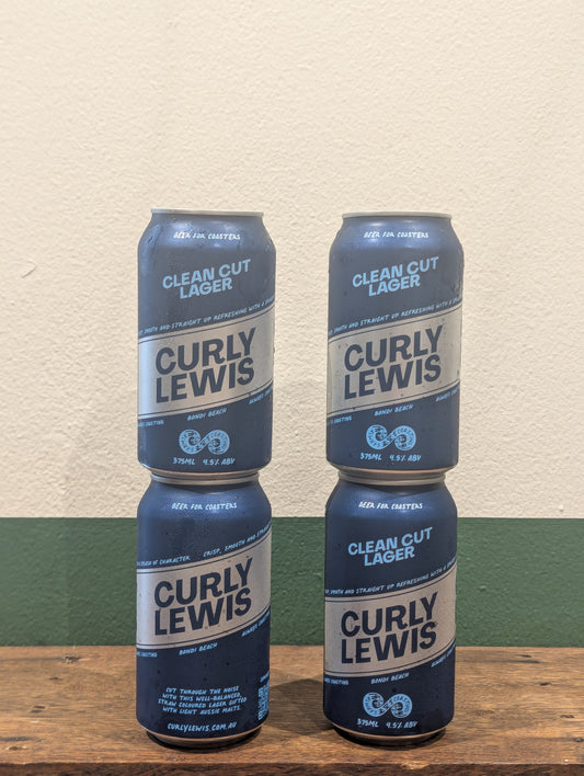Curly Lewis 'Clean Cut' Lager | Bondi, NSW