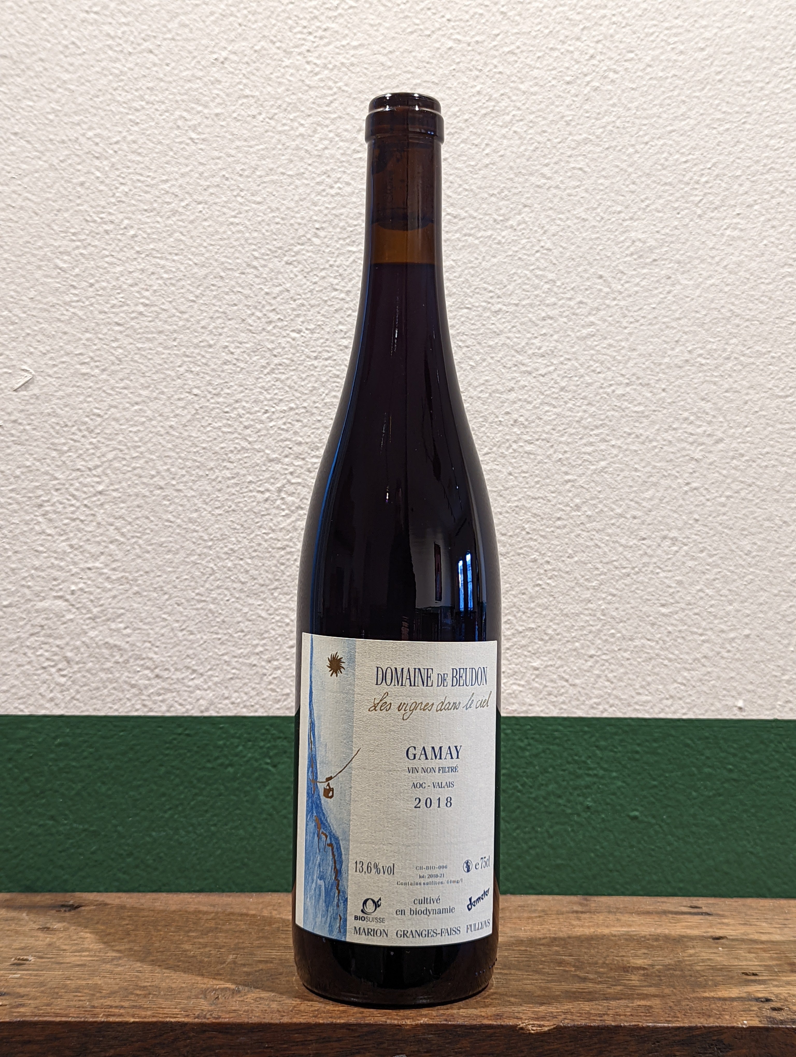Beudon 'Vieille Vigne' Gamay 2020 | Valais, Switzerland