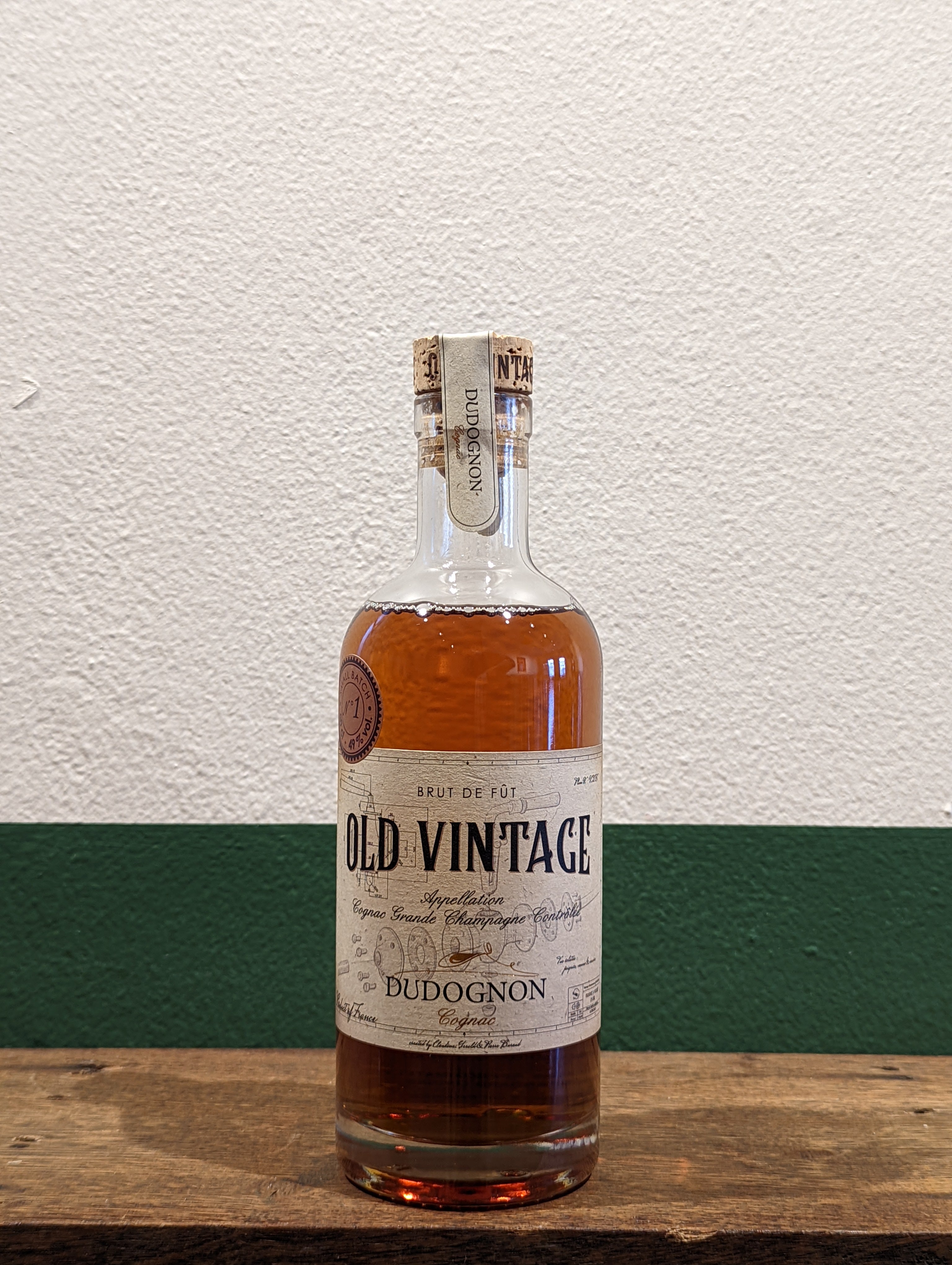 Dudognon 'Brut de Fut Old Vintage' Cognac Grande Champagne 25 Years| Cognac, France