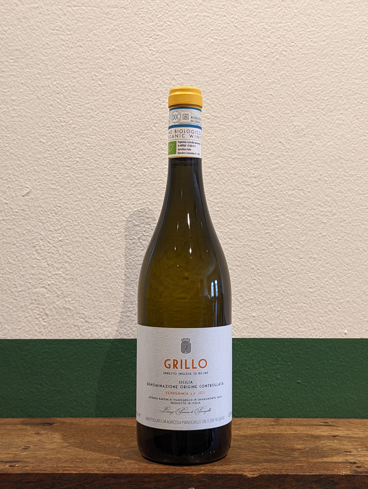 Pianogrillo Grillo 2024 | Sicily, Italy