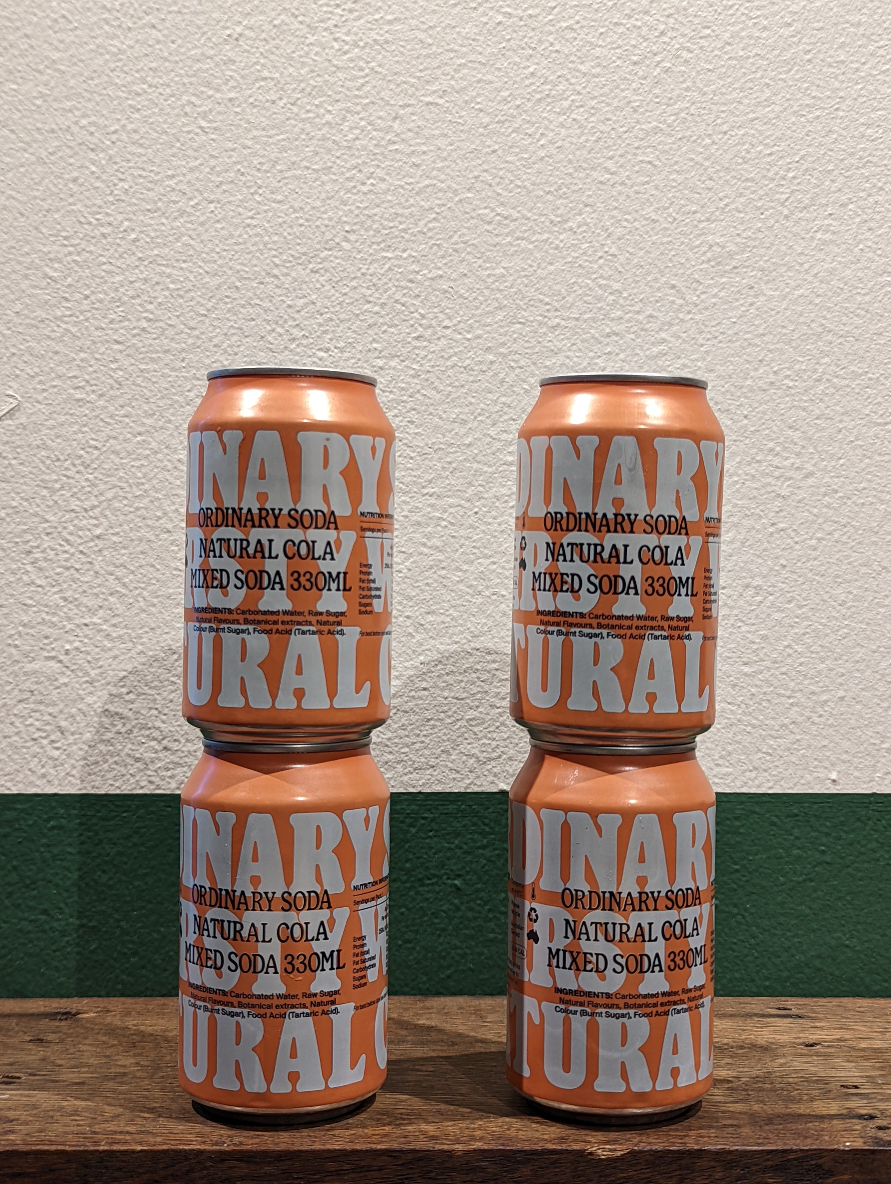 Ordinary Soda 'Natural Cola' Non Alcoholic Soda | Melbourne