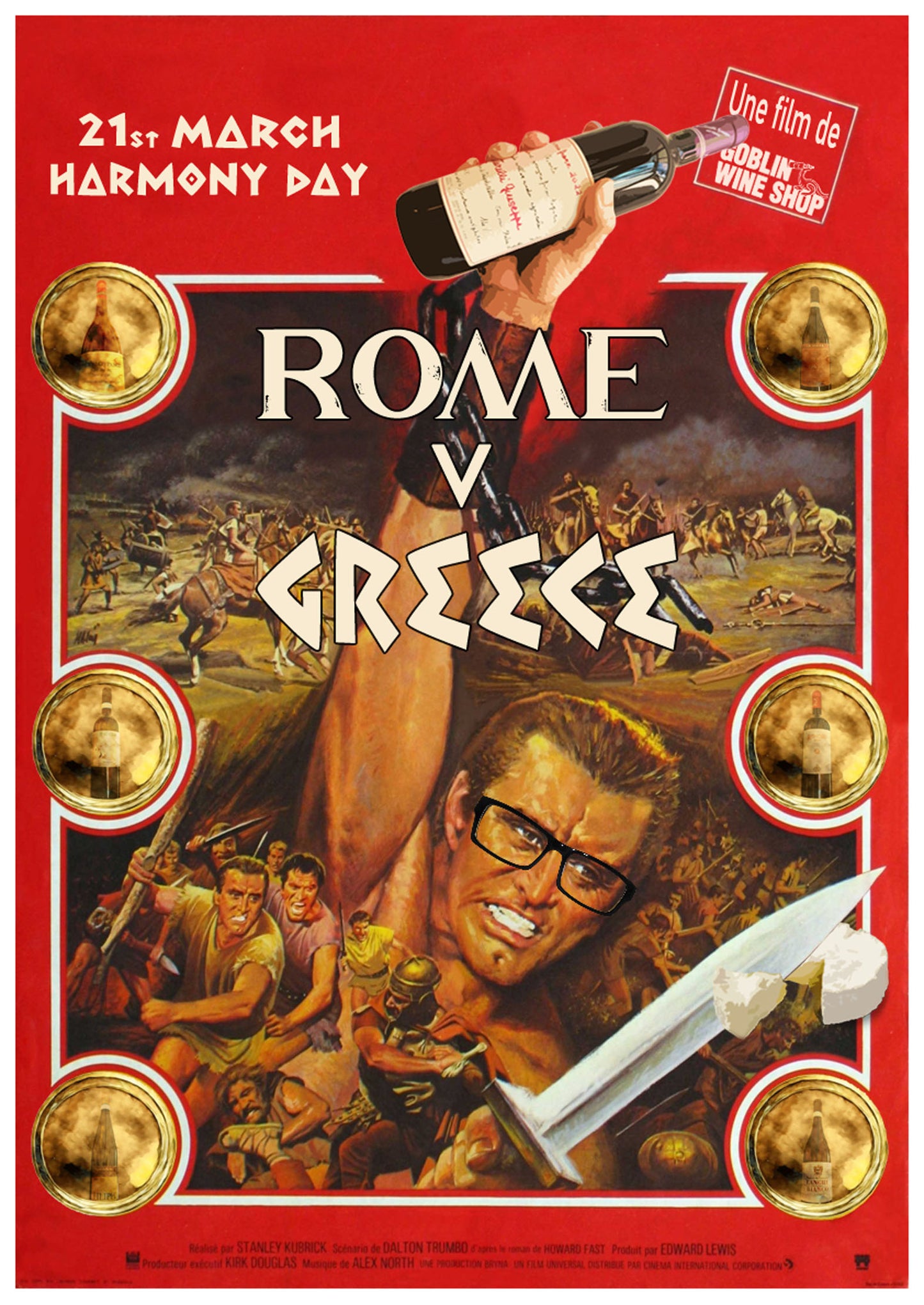 Rome vs Greece Wine Tasting - Friday 21st March