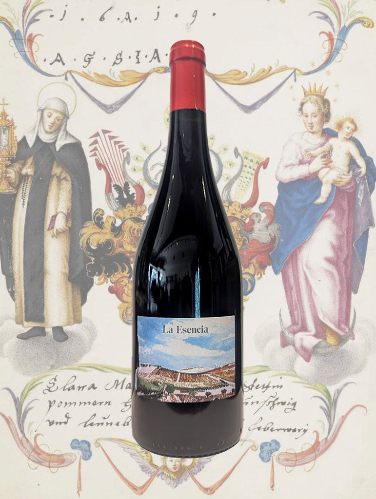 A bottle of Raúl Moreno 'La Esencia' Tinto 2023 from Jerez, Spain