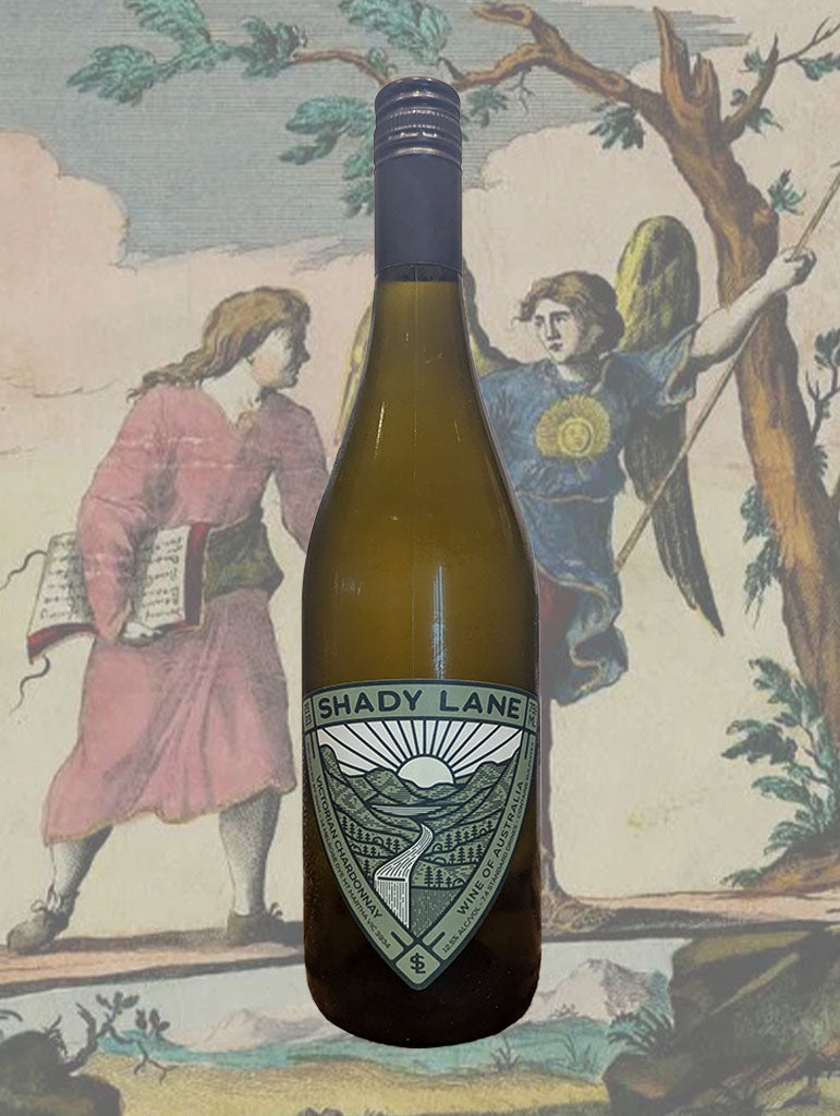 A bottle of Shady Lane Chardonnay 2023 from Mt Martha, Victoria