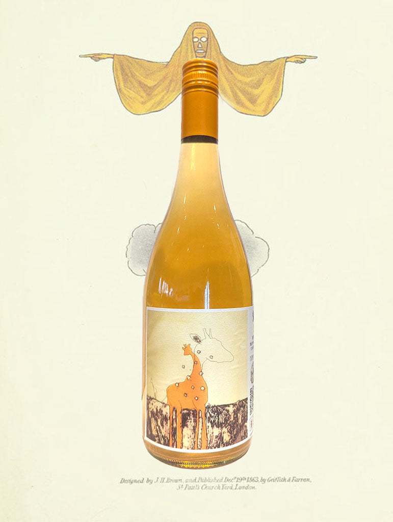 A bottle of Smallfry 'Tangerine Dream' Skin Contact NV from Barossa Valley