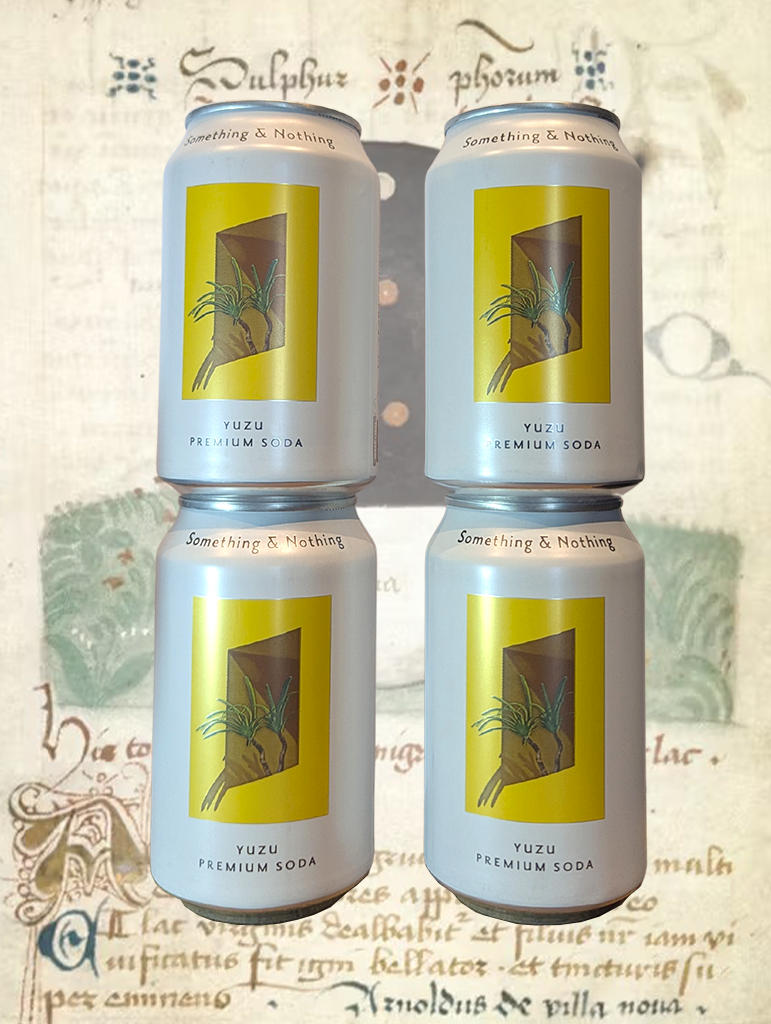 Cans of Something & Nothing 'Yuzu Premium' Soda from England