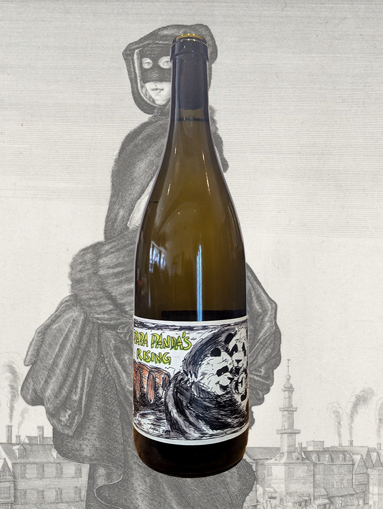 A bottle of Staffelter-Hof 'Papa Panda's Rising' Riesling 2020 from Mosel, Germany