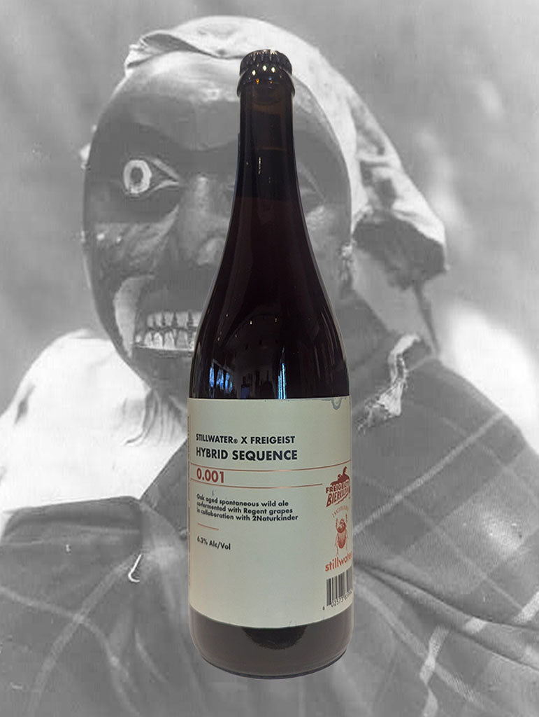 A bottle of Stillwater x Freigeist 'Hybrid Sequence 0.001' Wild Age from NRW, Germany