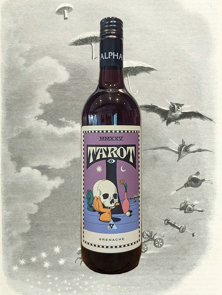 A bottle of Tarot Grenache 2025 from the Riverland, NSW