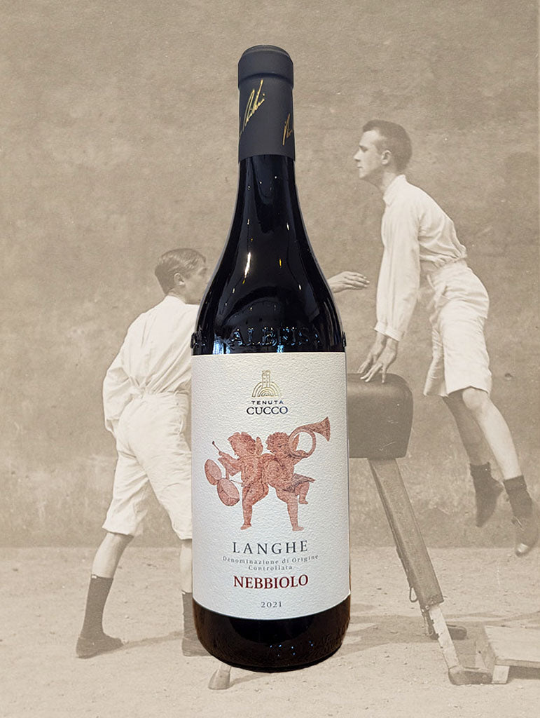 A bottle of Tenuta Cucco Langhe Nebbiolo 2021 from Piemonte, Italy
