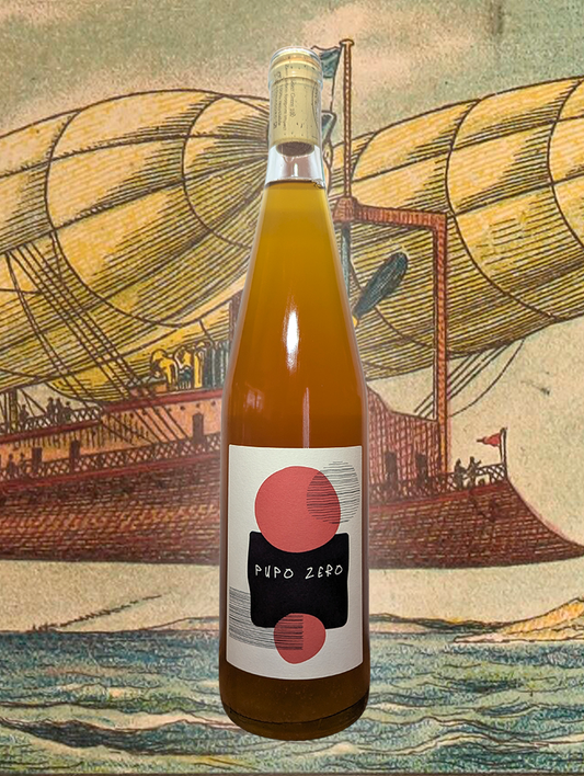 A bottle of Tenuta Nardone 'P Zero' Greco 2022 from Campania, Italy - A savoury, spiced, and textured skin contact Greco!