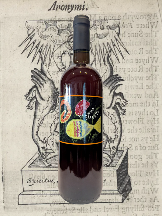 A bottle of Terpin 'Quinto Quarto' Bianco 2023 from Friuli, Italy