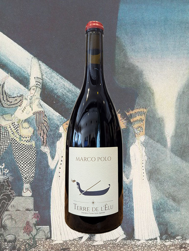 A bottle of Terre de l'Elu 'Marco Polo' Grolleau 2025 from the Loire Valley, France