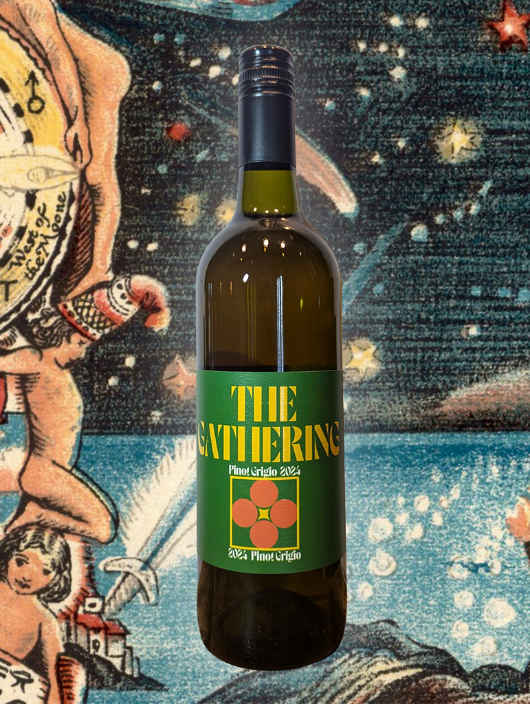 A bottle of The Gathering Pinot Gris 2024 from Victoria - A classically crisp and refreshing Pinot Grigio