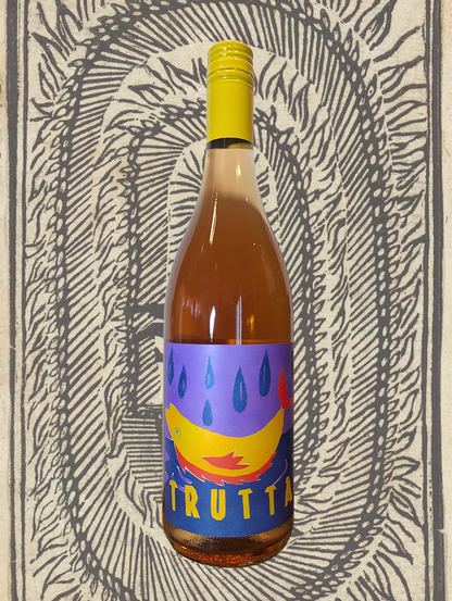 A bottle of Trutta Rosé 2023 from Bendigo, VIC - A Rosé that's bright red in all aspects - colour, aroma, and flavour! 