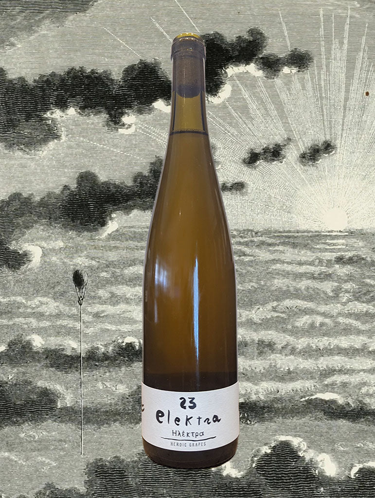 A bottle of Valdisole 'Elektra' Skin Contact Malvasia Moscata 2023 from Piemonte, Italy