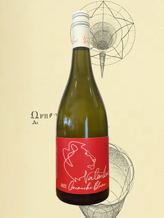 A bottle of Valentine Wines Grenache Blanc 2022 from Yarra Valley, Victoria