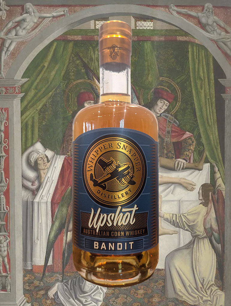 A bottle of Whipper Snapper 'Upshot' Bandit Whisky from Perth