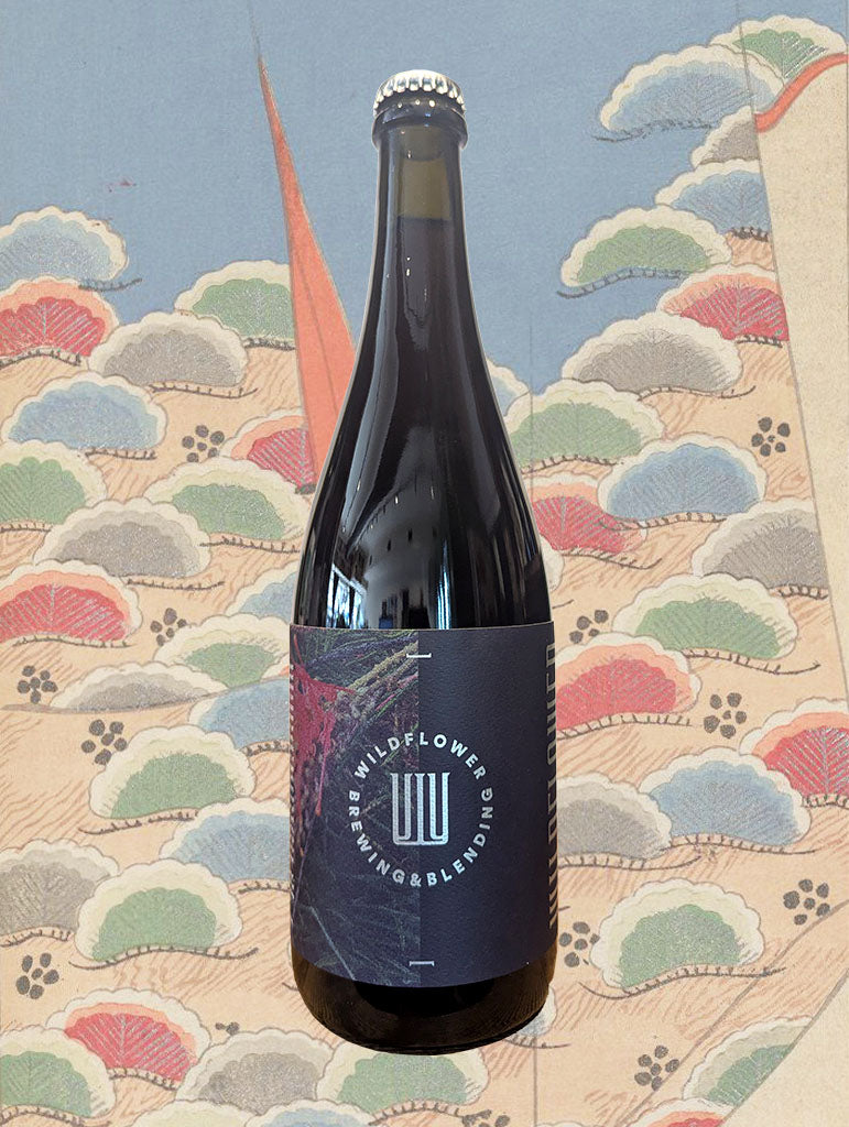A bottle of Wildflower 'Amber (Blend #45)' Wild Ale from Marrickville