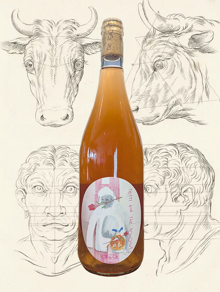 A bottle of Yetti & The Kokonut B'Rose 2022 from South Australia