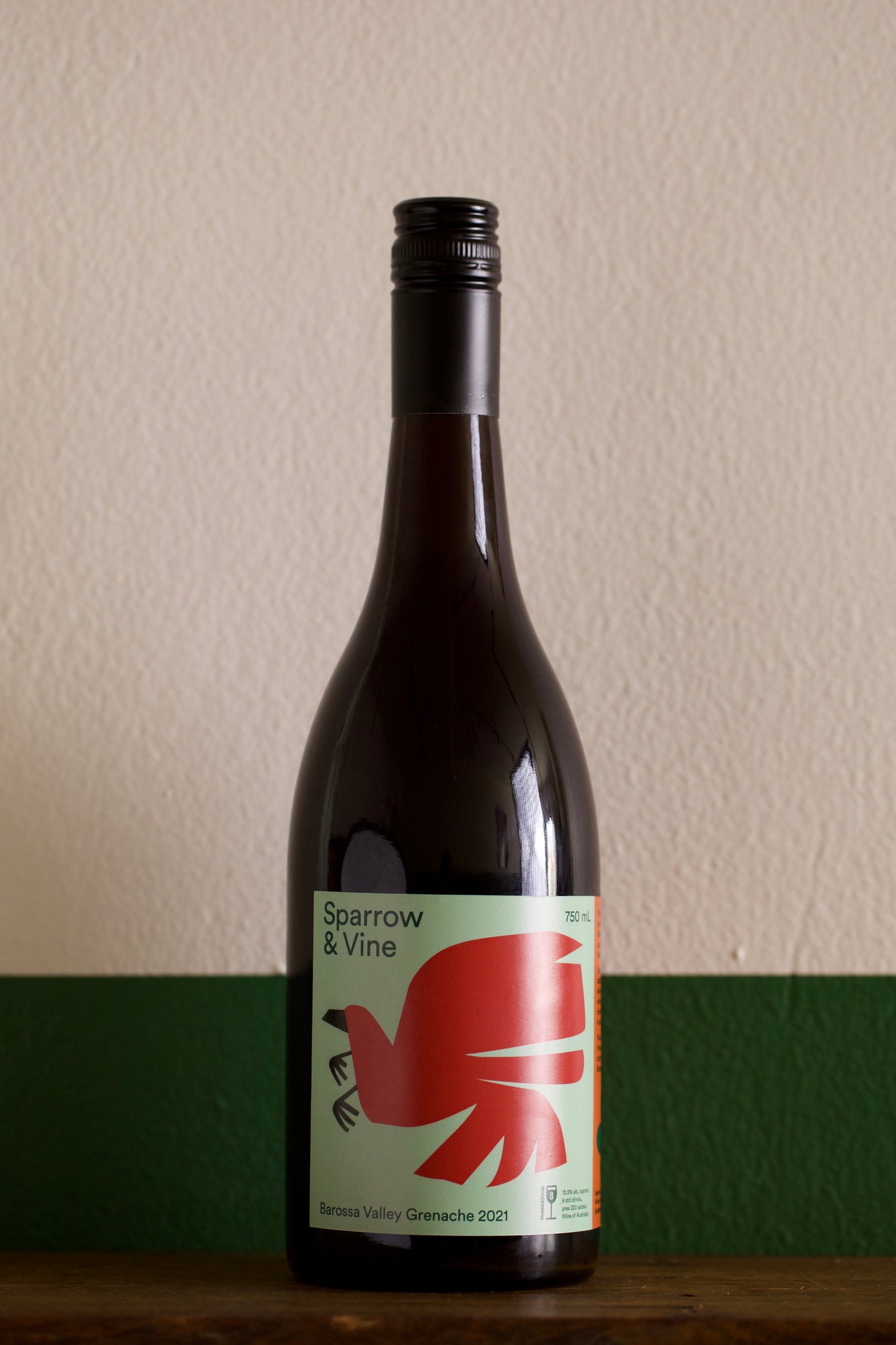 Bottle of Sparrow & Vine Grenache 2021 750ml