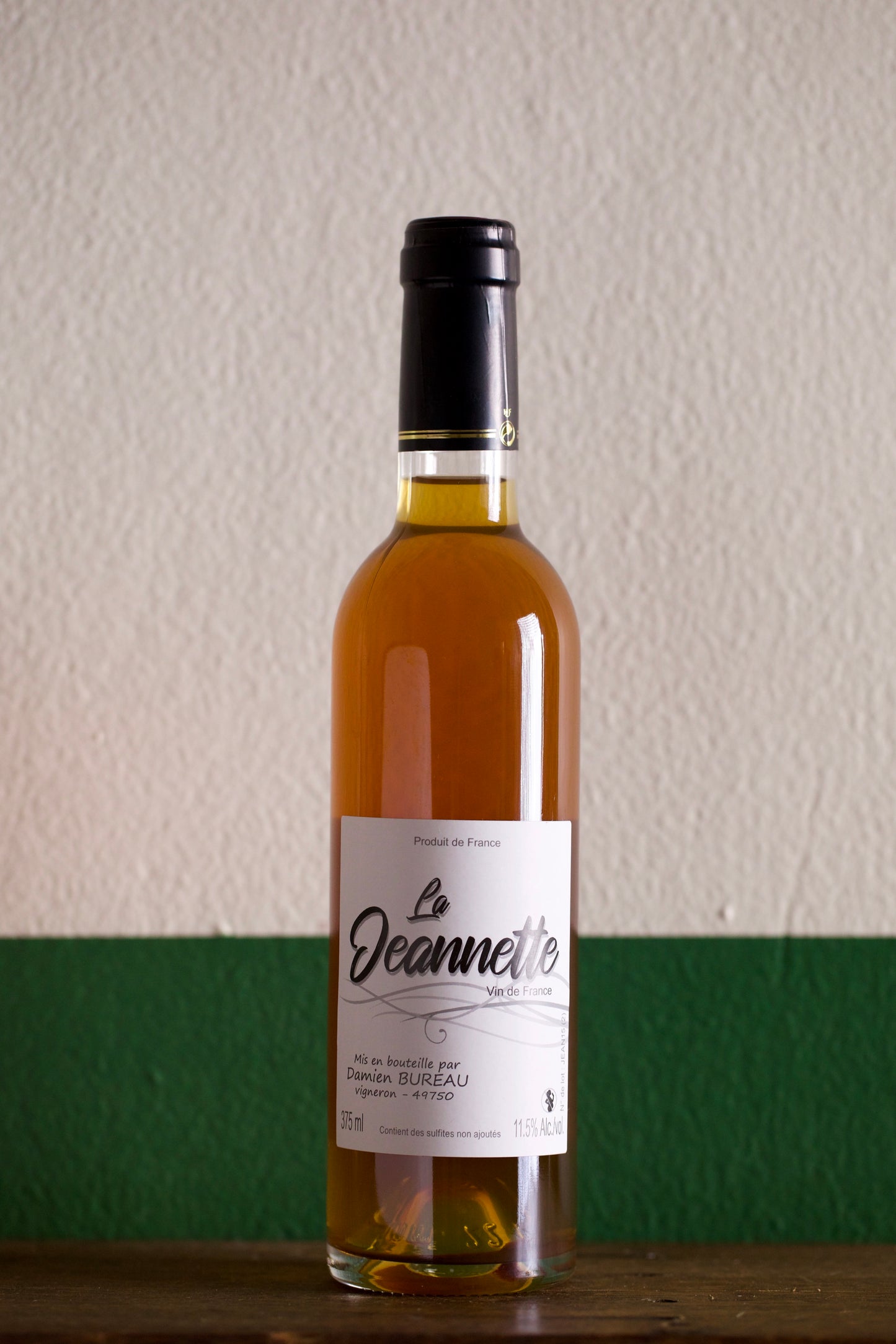 Bottle of Damien Bureau 'La Jeannette' 2015 375ml