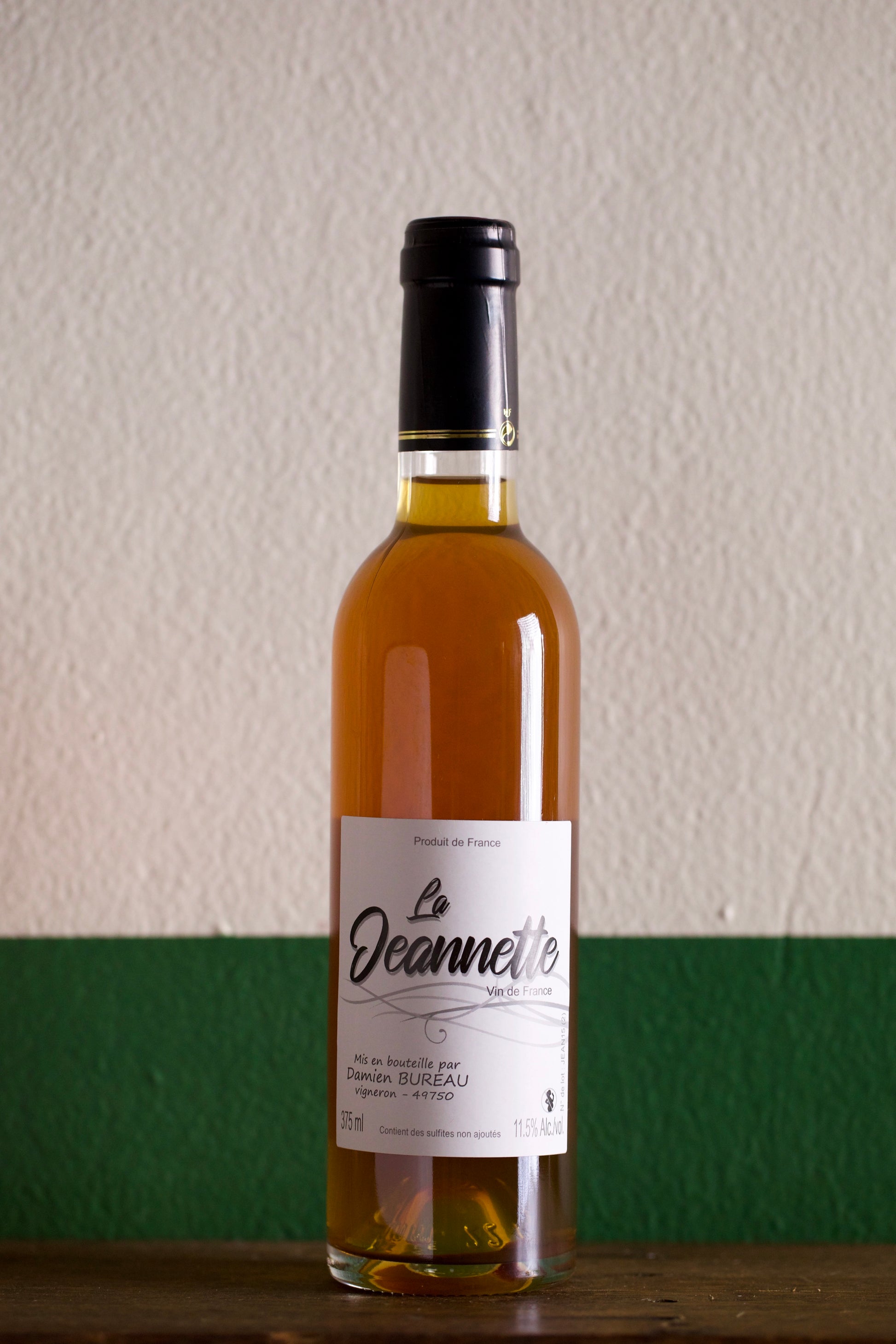 Bottle of Damien Bureau 'La Jeannette' 2015 375ml