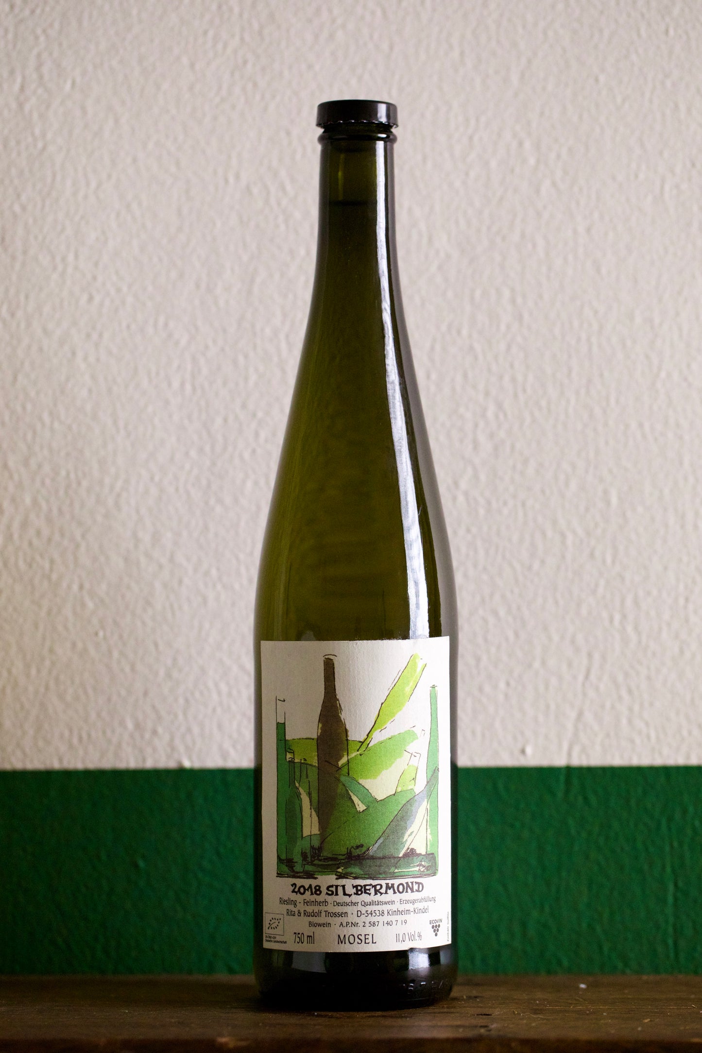 Rita & Rudolf Trossen - Silbermond Feinherb Riesling 2021