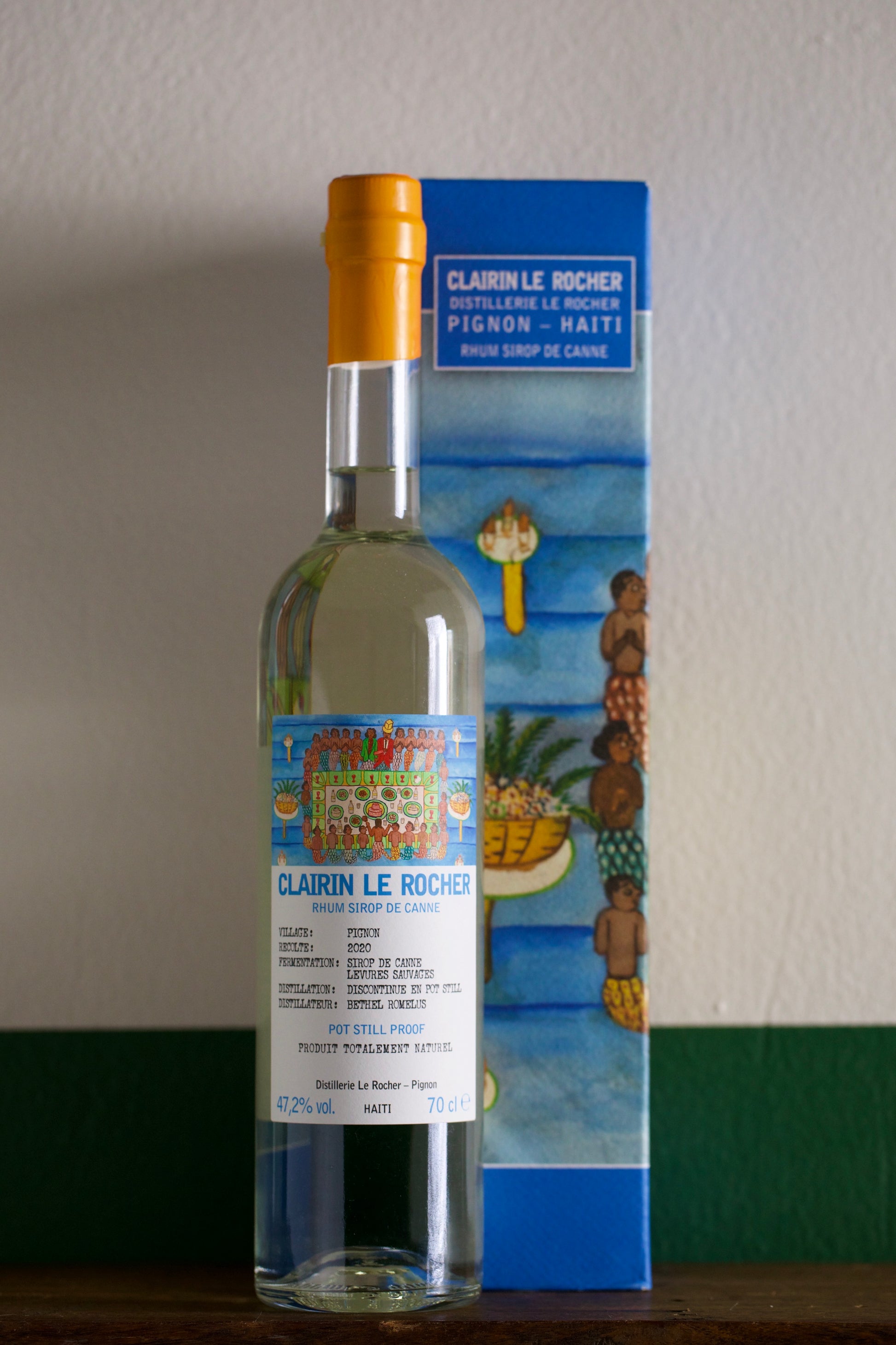 Bottle of Distillerie Le Rocher 'Clairin le Rocher' 700ml