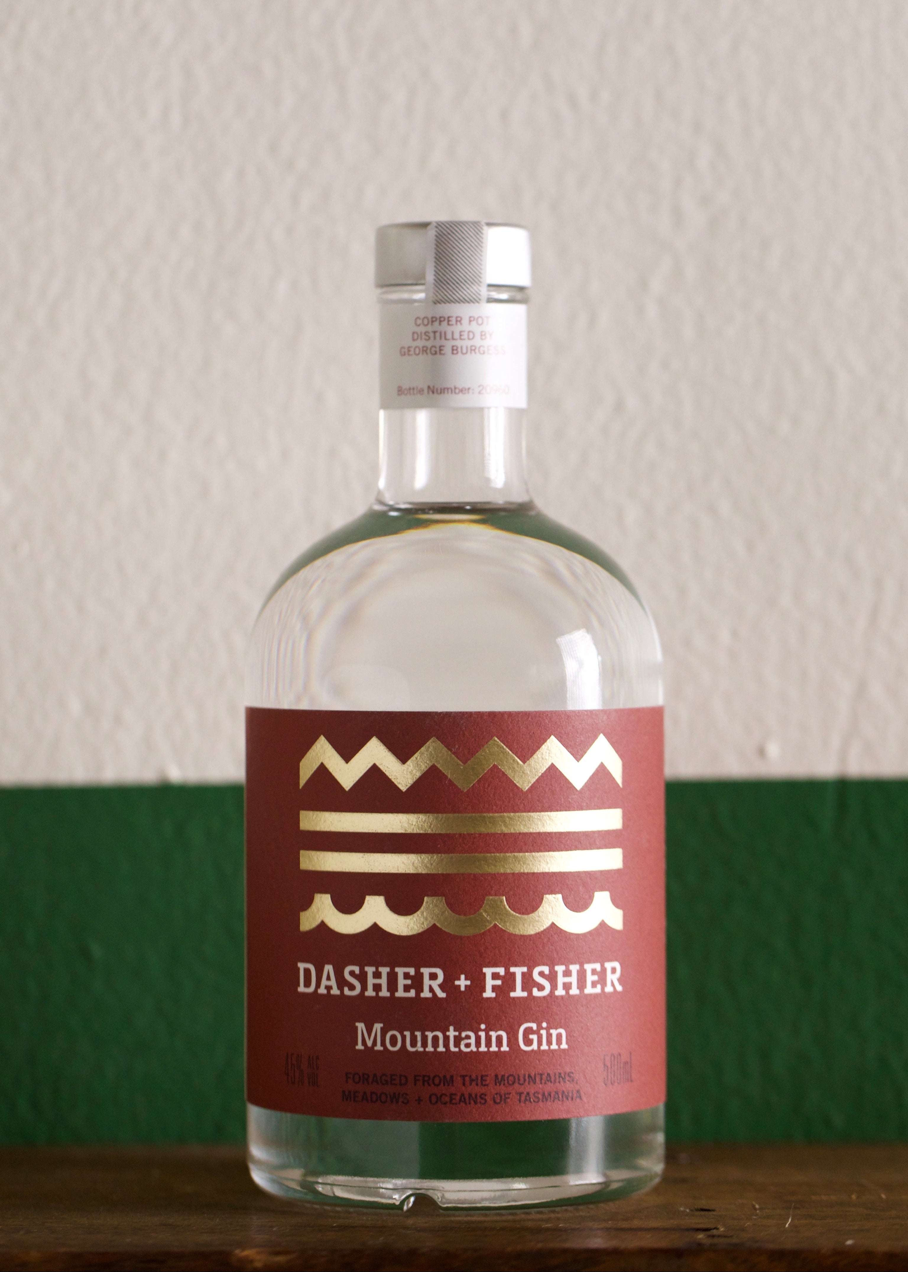 Bottle of Dasher + Fisher 'Mountain' Gin 500ml