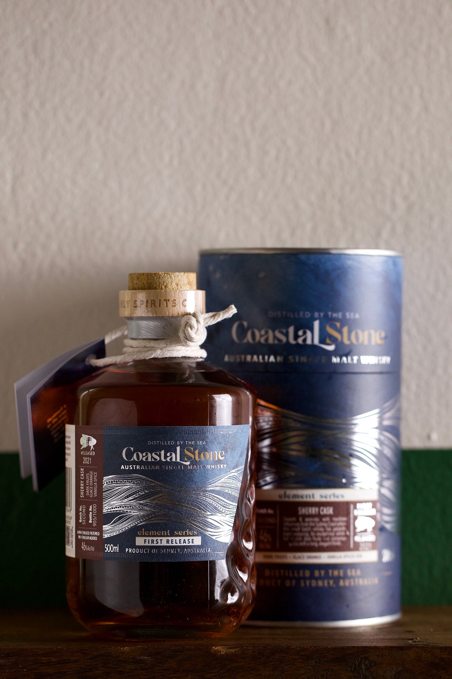 Bottle of Manly Spirits 'Coastal Stone' Whisky (Sherry Cask - First Release) 500ml
