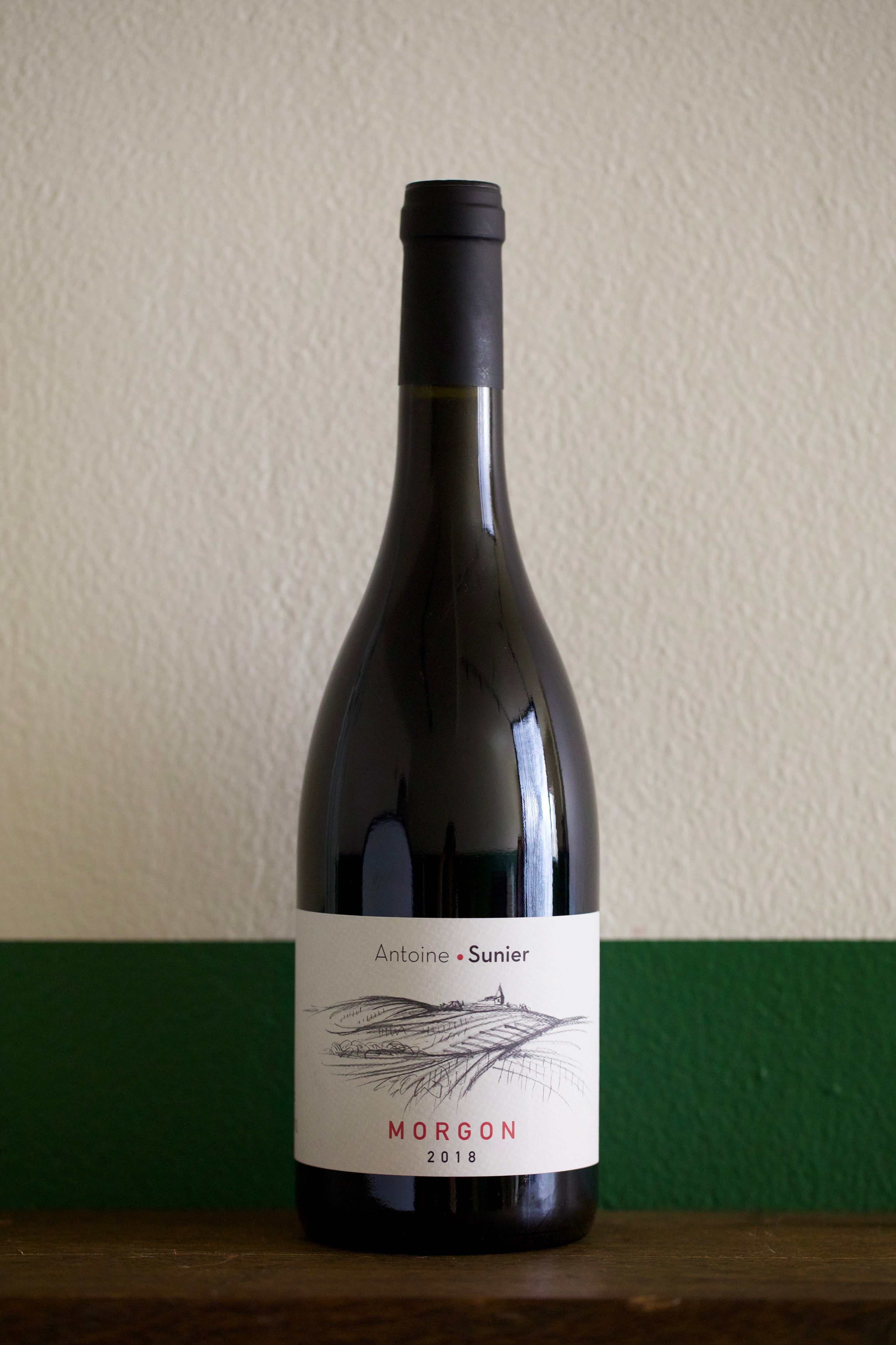 Bottle of Antoine Sunier 'Morgon' Beaujolais 2018 750ml