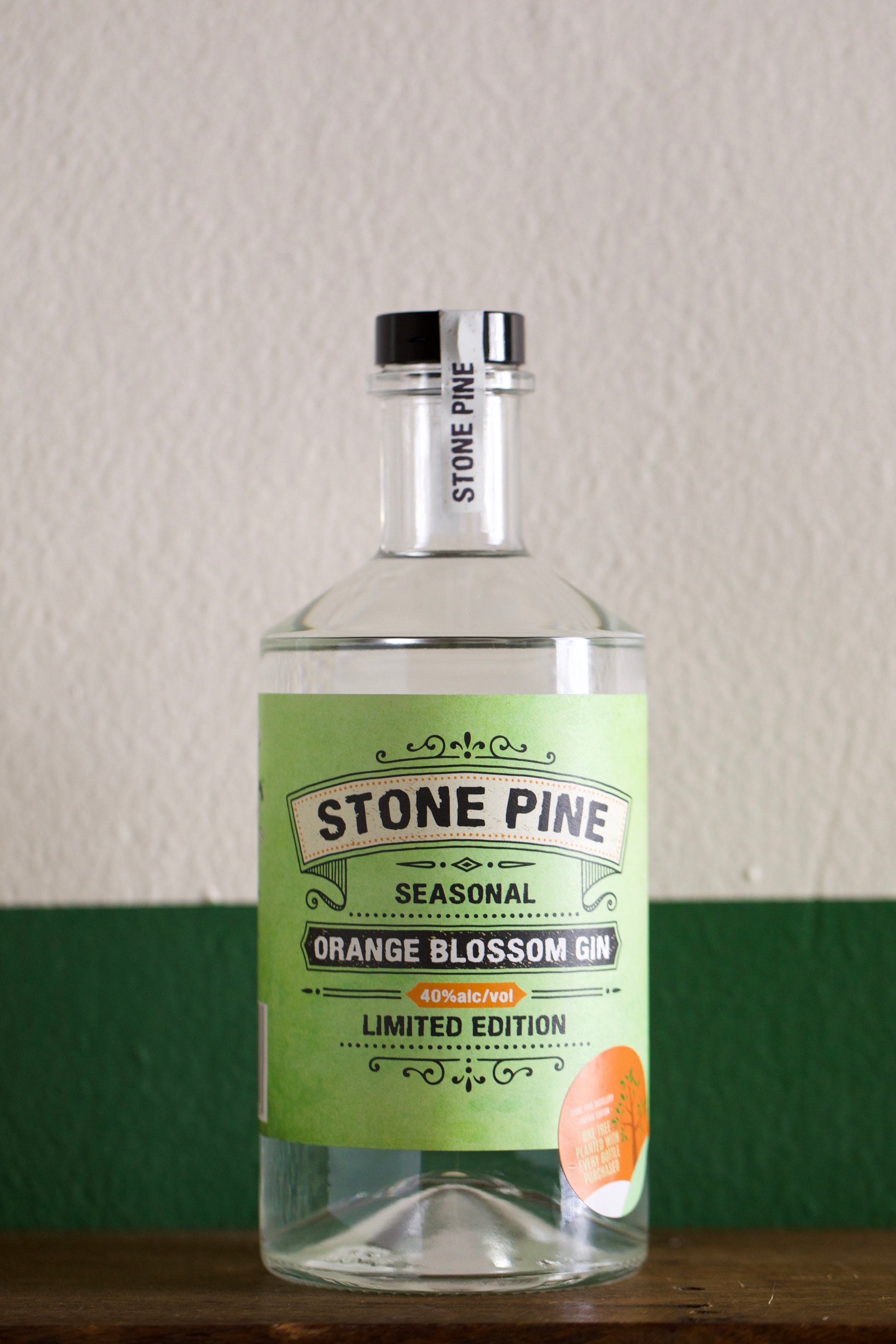 Bottle of Stone Pine Limited Edition Orange Blossom Gin 700ml