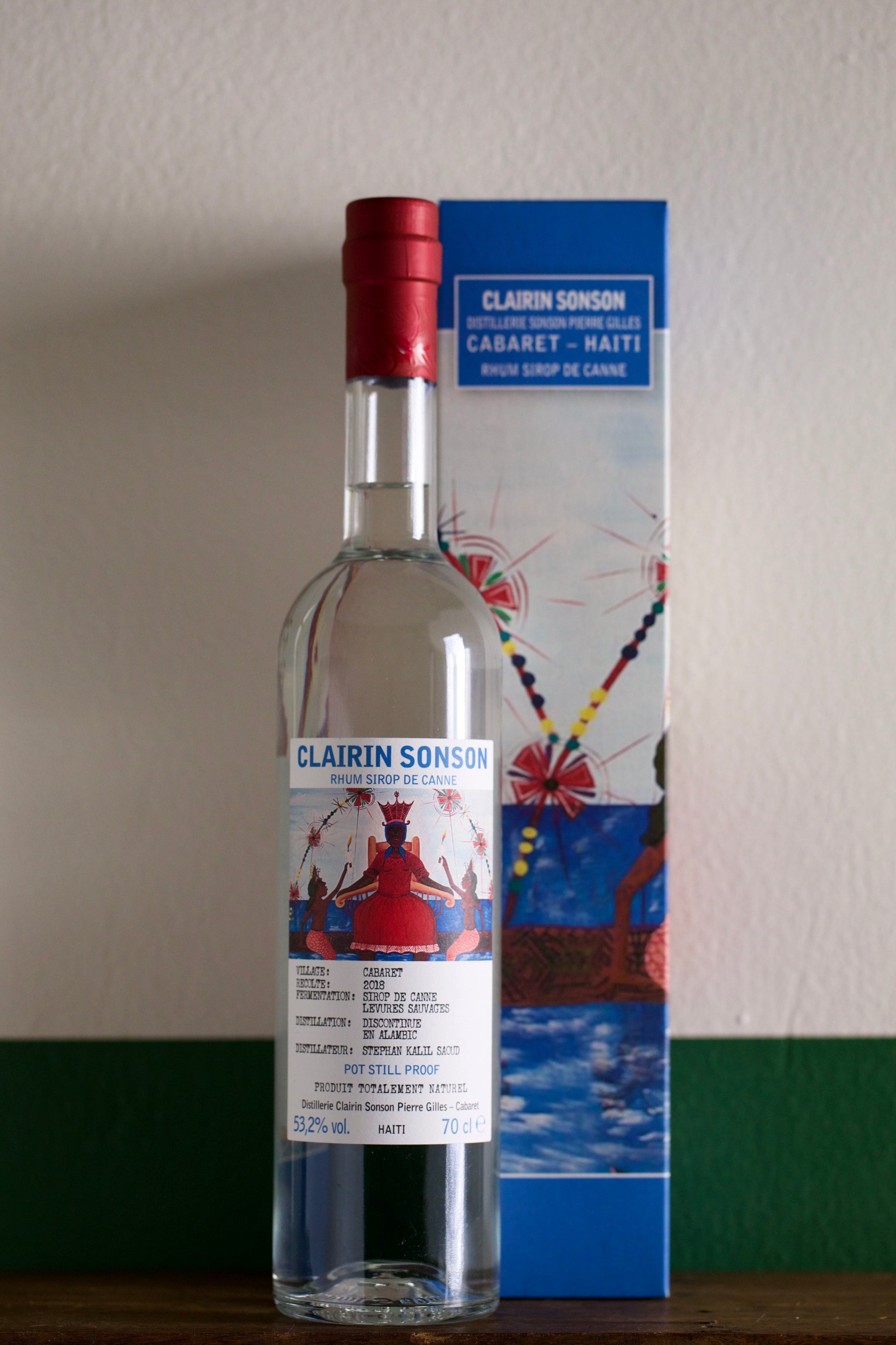 Bottle of Distillerie Sonson Pierre Gilles 'Clairin Sonson' 700ml