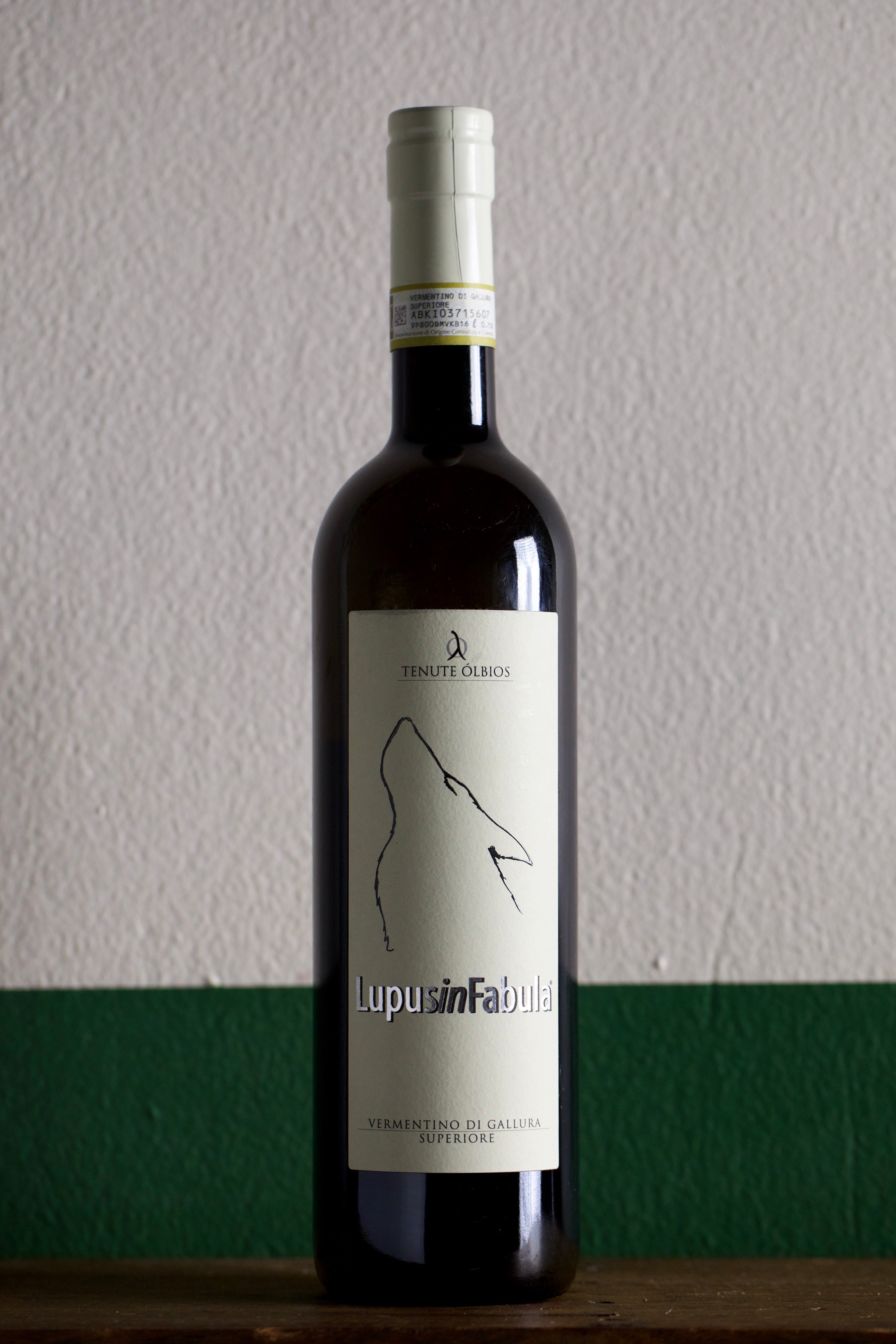 Bottle of Tenute Olbios 'Lupus in Fabula' Vermentino 2019 750ml