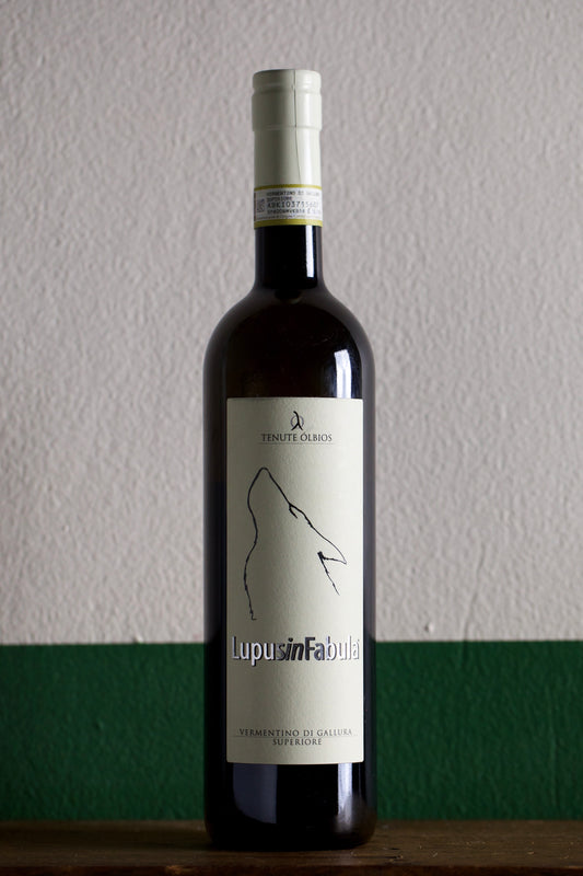 Bottle of Tenute Olbios 'Lupus in Fabula' Vermentino 2019 750ml